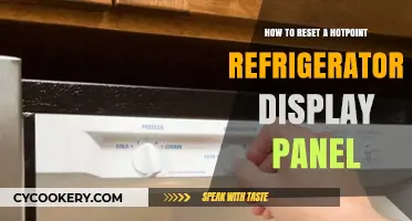 Troubleshooting Hotpoint: Resetting Your Refrigerator Display Panel