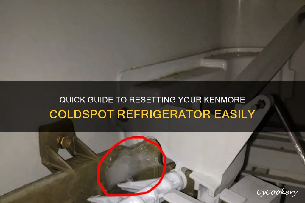 how to reset a kenmore coldspot refrigerator
