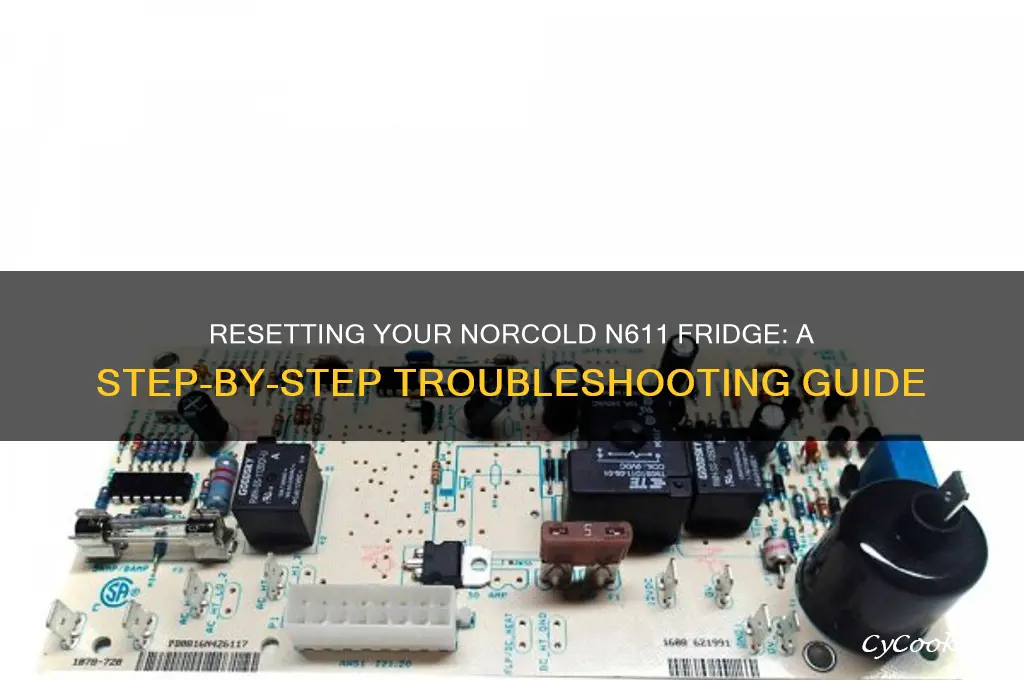 how to reset a norcold n611 refrigerator