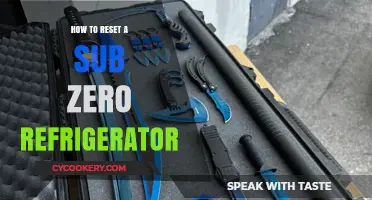 Quick Guide: Resetting Your Sub-Zero Refrigerator Effortlessly
