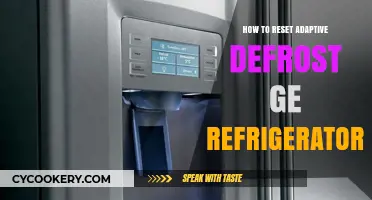 Resetting GE Refrigerator Adaptive Defrost: A Step-by-Step Troubleshooting Guide