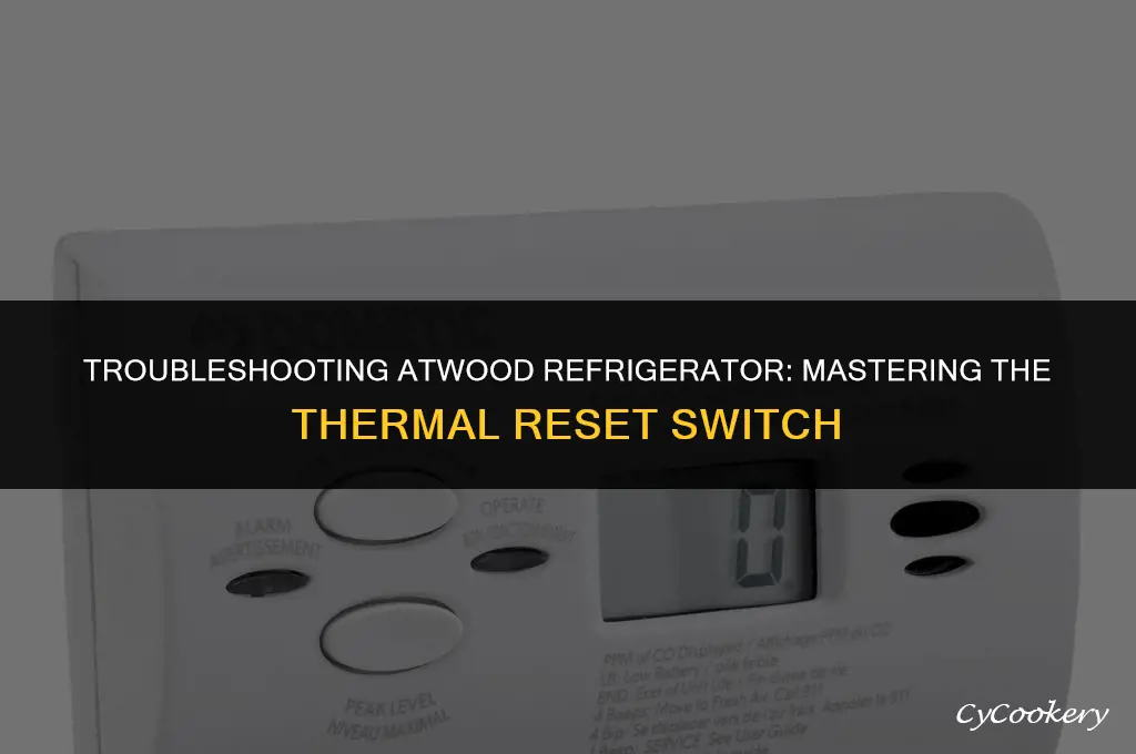 how to reset atwood refrigerator thermal reset switch