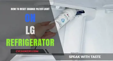 Resetting the Change Filter Light on Your LG Refrigerator: A Simple Guide