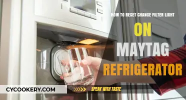 Resetting the Change Filter Light on Your Maytag Fridge: A Simple Guide