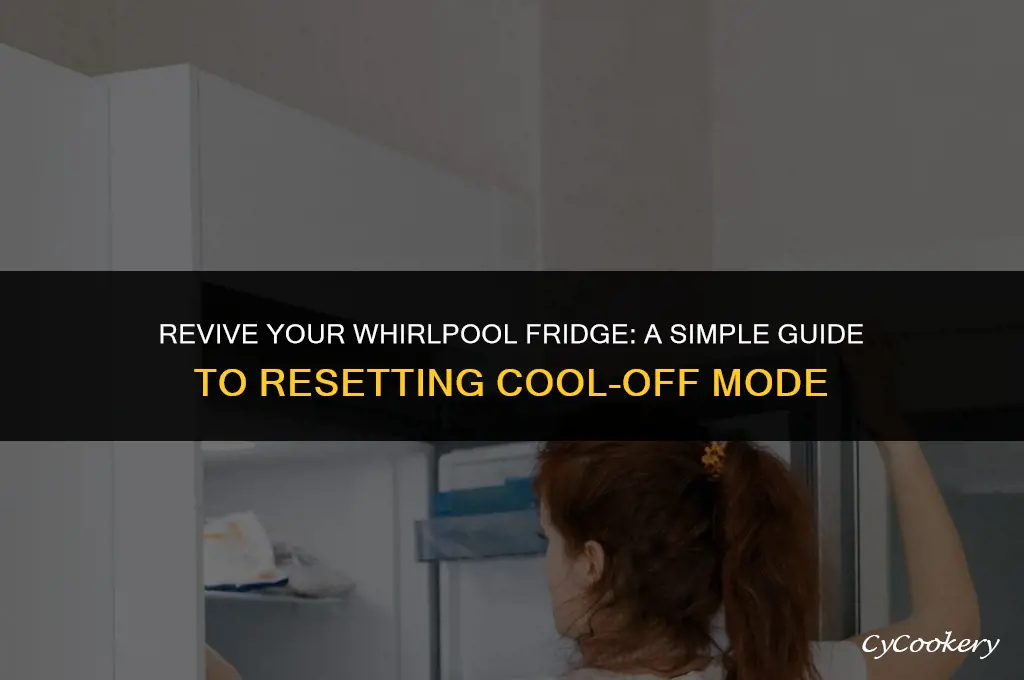 how to reset cooling off on whirlpool refrigerator