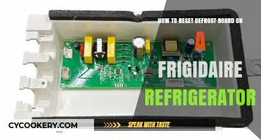 Troubleshooting Your Frigidaire: A Guide to Resetting the Defrost Board