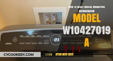 Revive Your Whirlpool: Easy Steps to Reset Model W10427019A