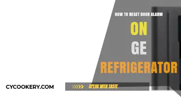 Quick Fix: Resetting Your GE Fridge Door Alarm Easily
