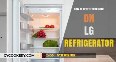 Quick Fix: Resetting LG Refrigerator Error Codes Easily
