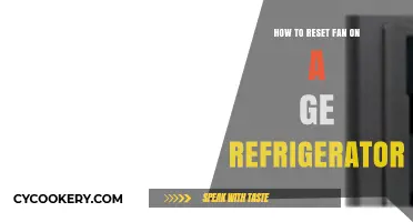 Troubleshooting GE Refrigerator Fans: A Simple Reset Guide