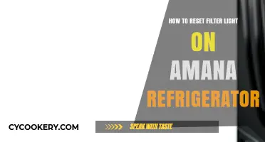 Easy Steps to Reset Filter Light on Amana Refrigerator