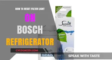 Resetting the Filter Light on Your Bosch Fridge: A Simple Guide
