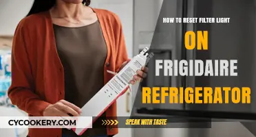Revive Your Frigidaire: A Simple Guide to Resetting the Filter Light