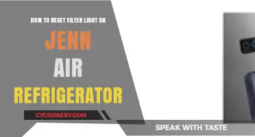 Resetting the Filter Light on Your JennAir Refrigerator: A Simple Guide