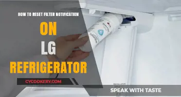 Resetting Filter Notifications on Your LG Refrigerator: A Simple Guide