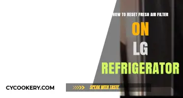 Resetting Your LG Fridge Fresh Air Filter: A Simple Guide