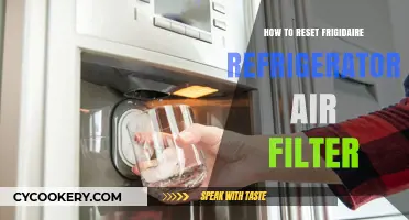 Quick Guide: Resetting Your Frigidaire Fridge Air Filter Easily