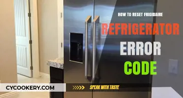 Fix Frigidaire Fridge Error Codes: Quick Reset Guide for Troubleshooting