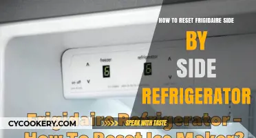 Easy Steps to Reset Your Frigidaire Side-by-Side Refrigerator