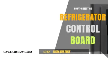 Reset Your GE Refrigerator Control Board: A Step-by-Step Guide