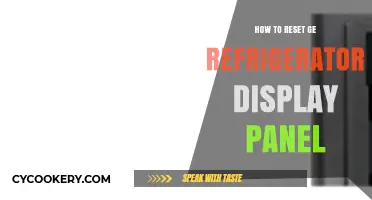 Quick Guide to Resetting Your GE Refrigerator Display Panel