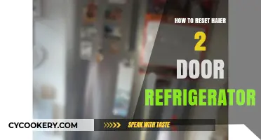 Easy Steps to Reset Your Haier 2-Door Refrigerator Quickly