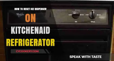 Resetting Your KitchenAid Ice Dispenser: A Quick Guide