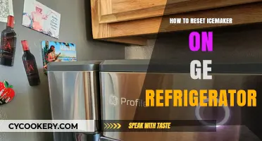 Quick Guide: Resetting Your GE Refrigerator's Icemaker Easily