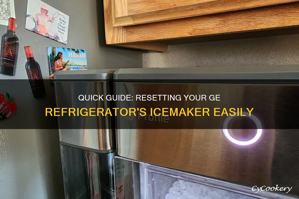 how to reset icemaker on ge refrigerator