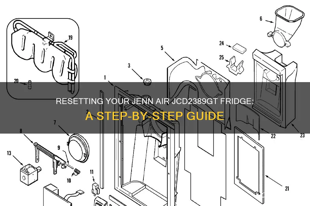 how to reset jenn air refrigerator jcd2389gt