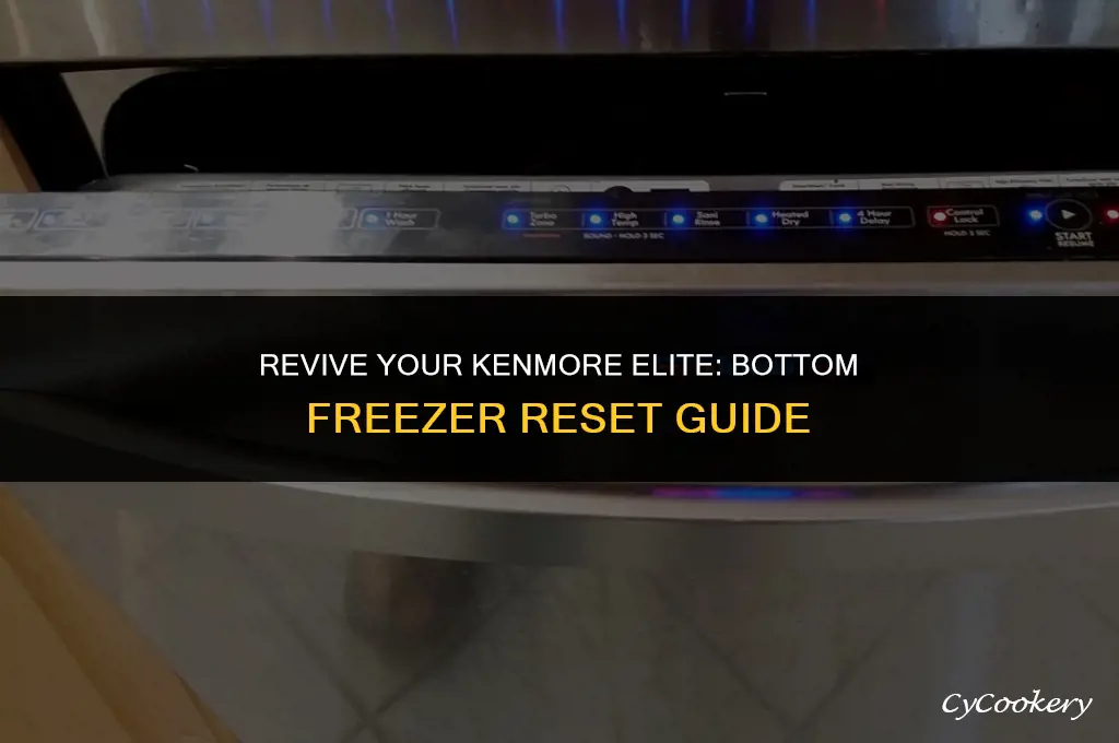 how to reset kenmore elite bottom freezer refrigerator