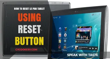 Reset Your Le Pan Tablet Easily with the Reset Button
