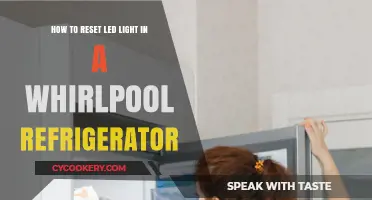 Resetting LED Lights in Your Whirlpool Fridge: A Simple Guide