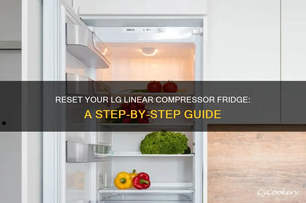 how to reset lg linear compressor refrigerator