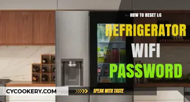 Resetting Your LG Fridge's WiFi Password: A Quick Guide
