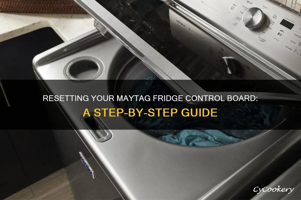 how to reset maytag refrigerator control board