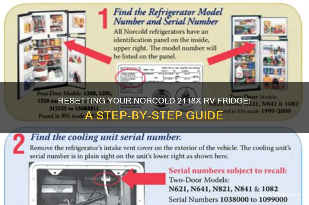 how to reset norcold 2118x rv refrigerator