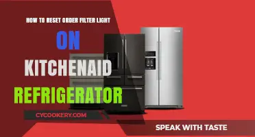 Resetting the Order Filter Light on Your KitchenAid Refrigerator: A Simple Guide