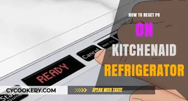 Resetting PO Code on Your KitchenAid Fridge: A Quick Guide