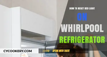 Troubleshooting Your Whirlpool Fridge: How to Reset the Red Light