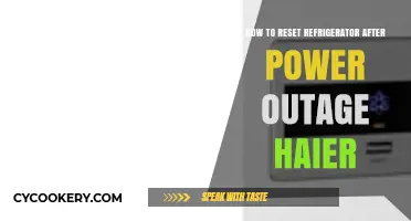 Reviving Your Haier Fridge: Post-Power Outage Reset Guide