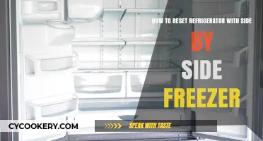 Revive Your Side-by-Side Freezer Refrigerator: A Simple Reset Guide