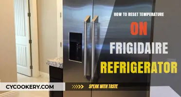 Easy Steps to Reset Your Frigidaire Fridge Temperature Settings