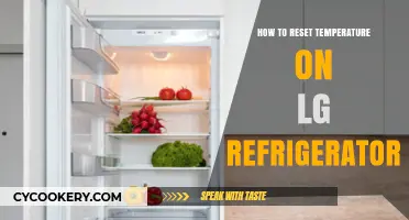 Quick Guide: Resetting Temperature Settings on Your LG Refrigerator