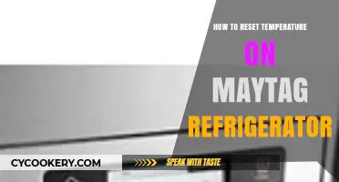 Quick Guide: Resetting Your Maytag Fridge Temperature Settings Easily