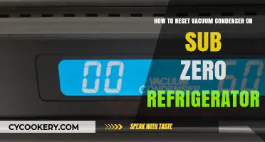 Reviving Your Sub-Zero: A Guide to Resetting the Vacuum Condenser
