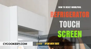 Quick Fix: Resetting Your Whirlpool Fridge Touch Screen Easily