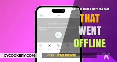 Restarting Offline Wyze Pan Cam: Quick Troubleshooting Guide