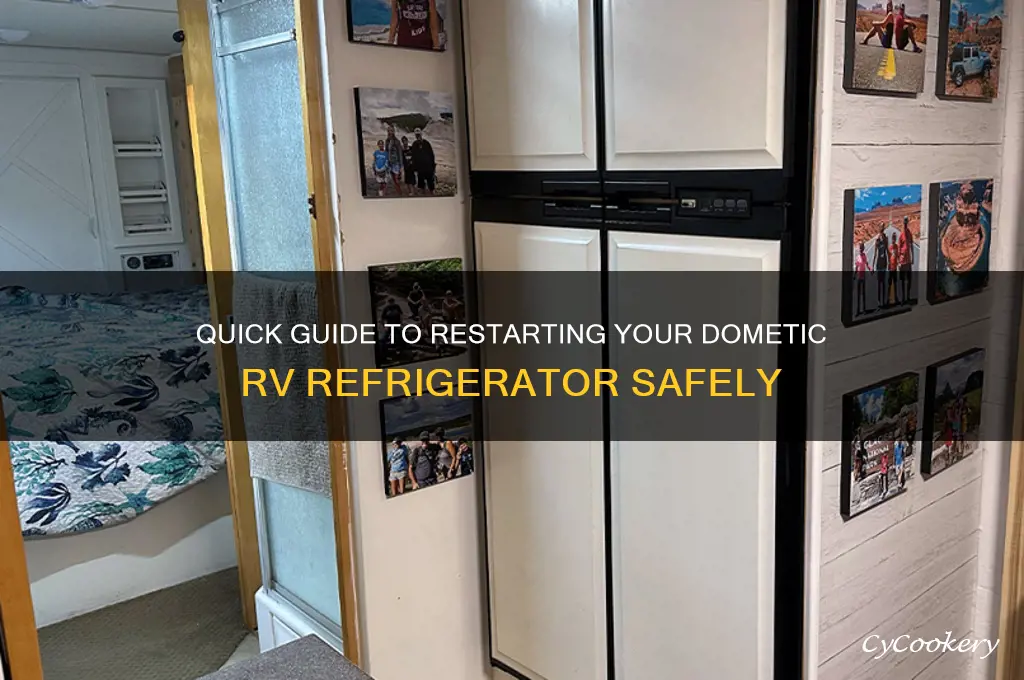 how to restart your dometic rv refrigerator