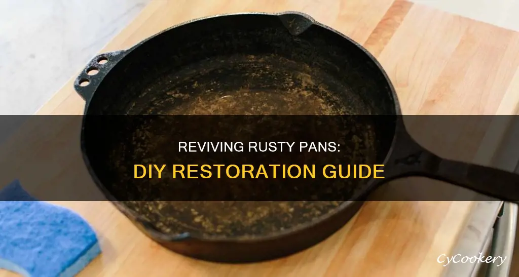 how to restore a rusty pan